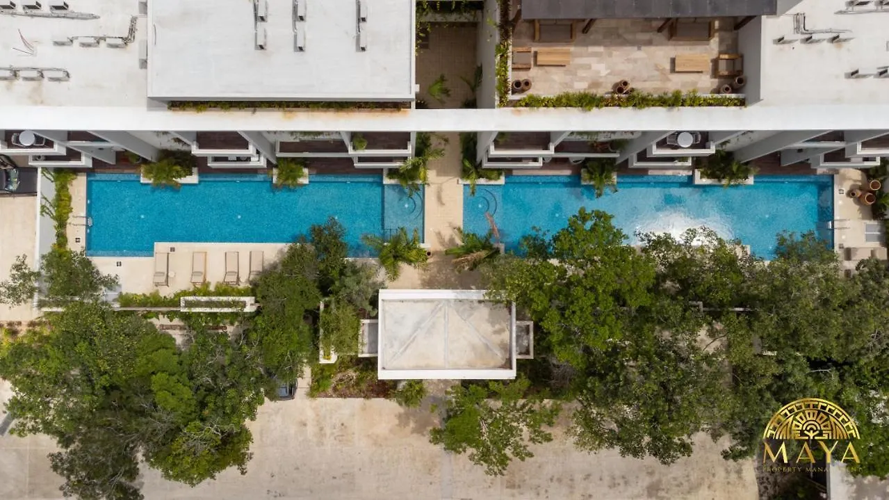 Nhoa 211A Lux 2Br Condo Pool View In Aldea Zama Τουλούμ