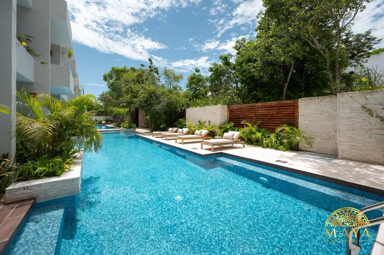Nhoa 211A Lux 2Br Condo Pool View In Aldea Zama Τουλούμ 0*,