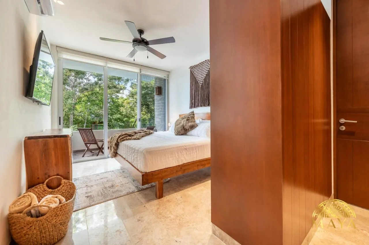 Nhoa 211A Lux 2Br Condo Pool View In Aldea Zama Τουλούμ